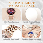 🎀60% KORTING Nieuwjaarsuitverkoop🎀 Modieuze Diamant Maan en Ster Horloge voor Dames