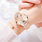 🎀60% KORTING Nieuwjaarsuitverkoop🎀 Modieuze Diamant Maan en Ster Horloge voor Dames