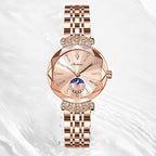 🎀60% KORTING Nieuwjaarsuitverkoop🎀 Modieuze Diamant Maan en Ster Horloge voor Dames