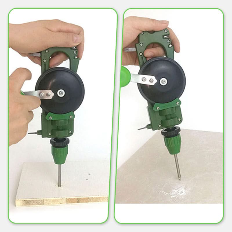 Multi-functional Glass Cutter with Drilling & Knife Sharpener