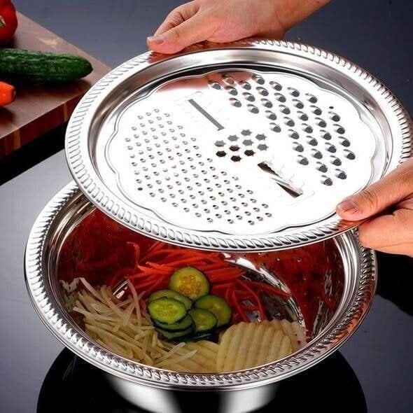 ⏳Beperkte tijd 50% korting!💥 🎁Multifunctionele roestvrijstalen wastafel