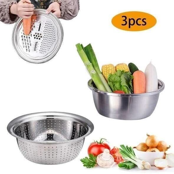 ⏳Beperkte tijd 50% korting!💥 🎁Multifunctionele roestvrijstalen wastafel