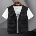 ⏳ Beperkte tijd 50% korting! 🔥Lichtgewicht. ademend multi-pocket vest voor heren buitenshuis🔥(Hoe meer je koopt. hoe hoger de korting)