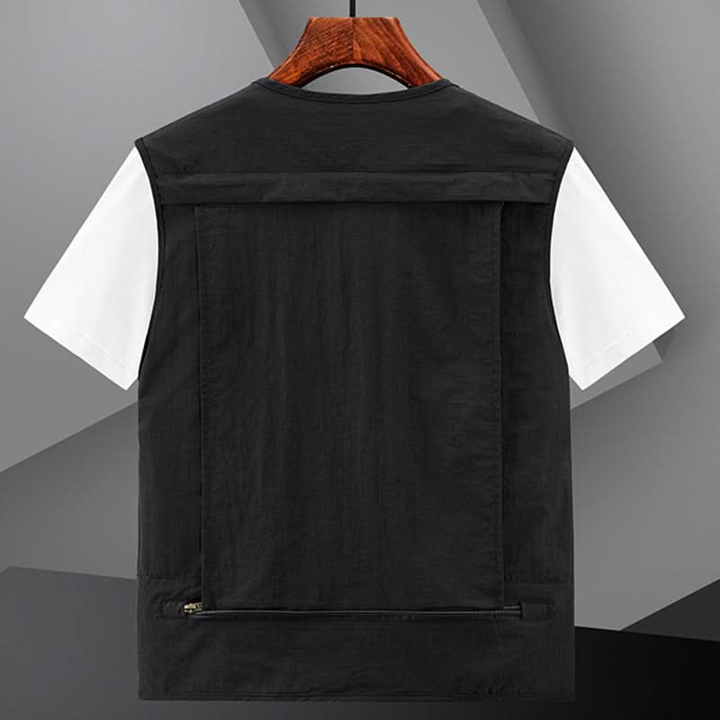 ⏳ Beperkte tijd 50% korting! 🔥Lichtgewicht. ademend multi-pocket vest voor heren buitenshuis🔥(Hoe meer je koopt. hoe hoger de korting)
