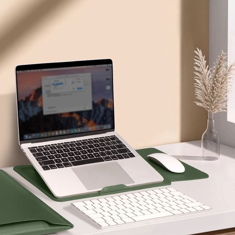 Laptophoes met standaard en muismat