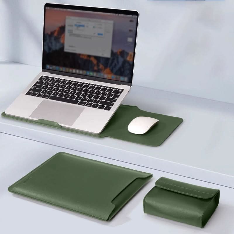 Laptophoes met standaard en muismat