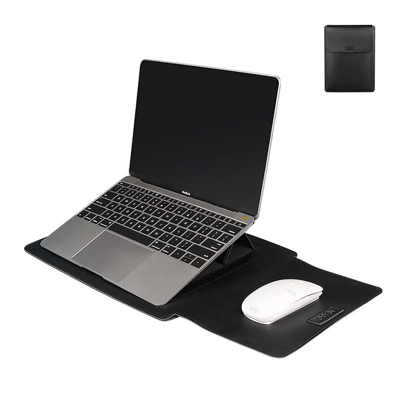 Laptophoes met standaard en muismat
