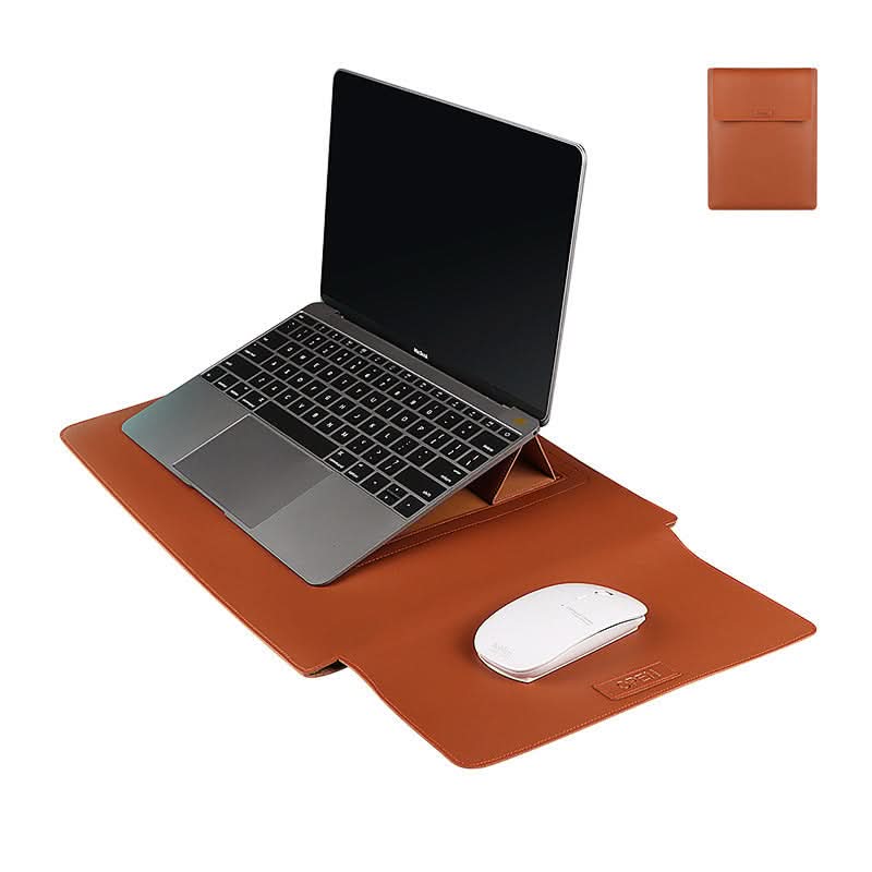 Laptophoes met standaard en muismat