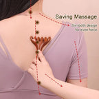Zes-klauw Meridiaan Massage Kam