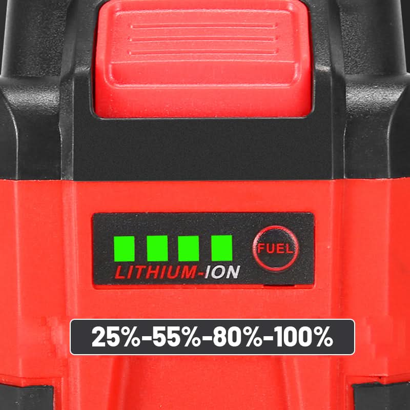 20V lithium-ionbatterij met hoge capaciteit. oplaadbaar voor snoerloos elektrisch gereed