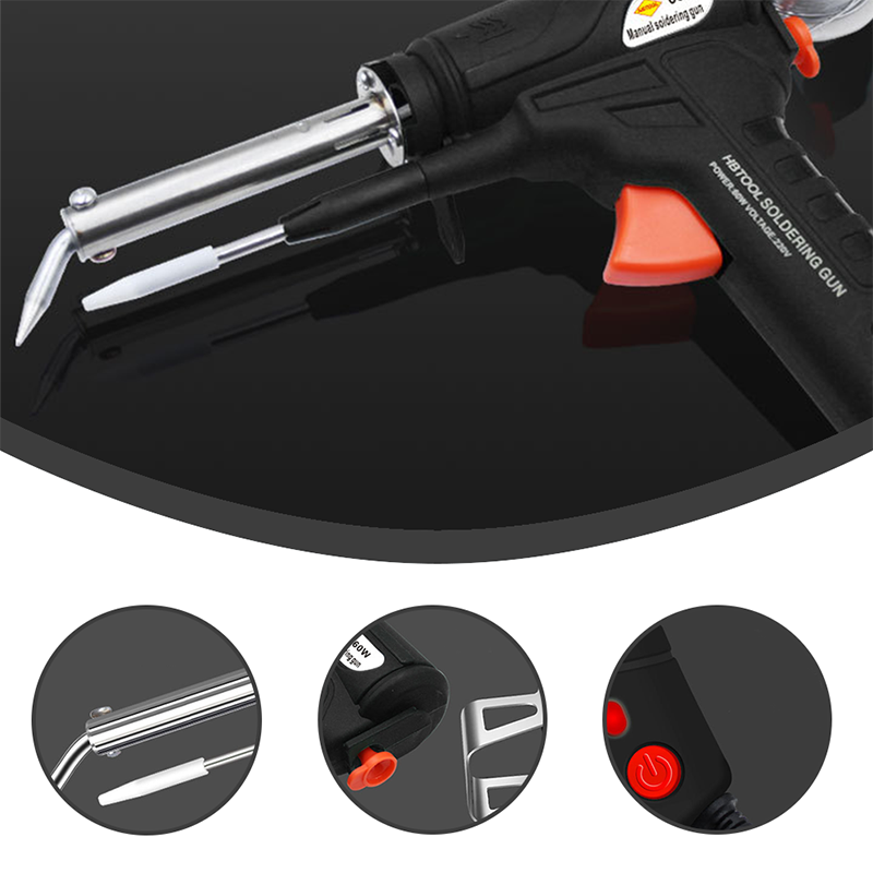 Efficiënte handzame soldeerpistool set