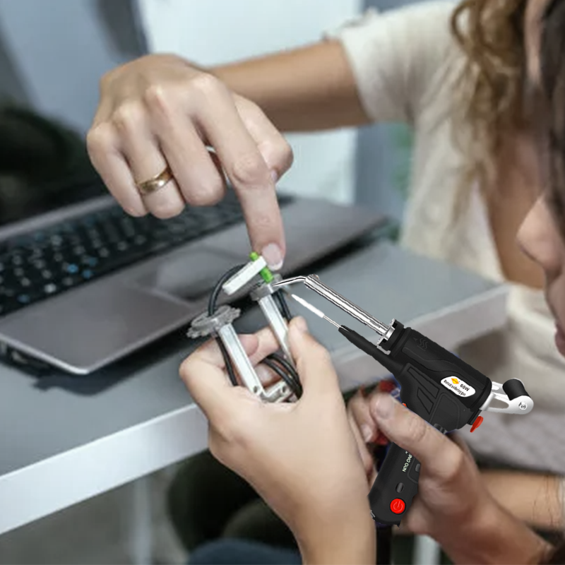 Efficiënte handzame soldeerpistool set