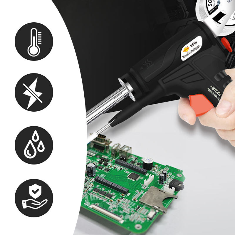 Efficiënte handzame soldeerpistool set