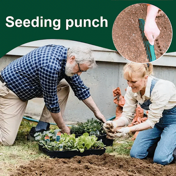 🌱Afstandhouder voor tuinzaden & planthout - precisieplantgereedschap met 12 gaten