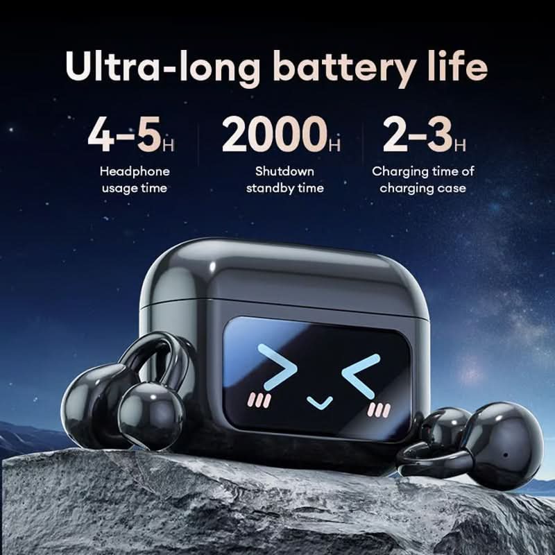 🎧Bluetooth Clip On Oortelefoons - Draadloze Vrijheid Muziek On-the-Go Stijlvol en Handig