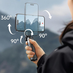 4-in-1 Magnetische Selfiestick met Statief - 360° Draaibaar & Afstandsbediening
