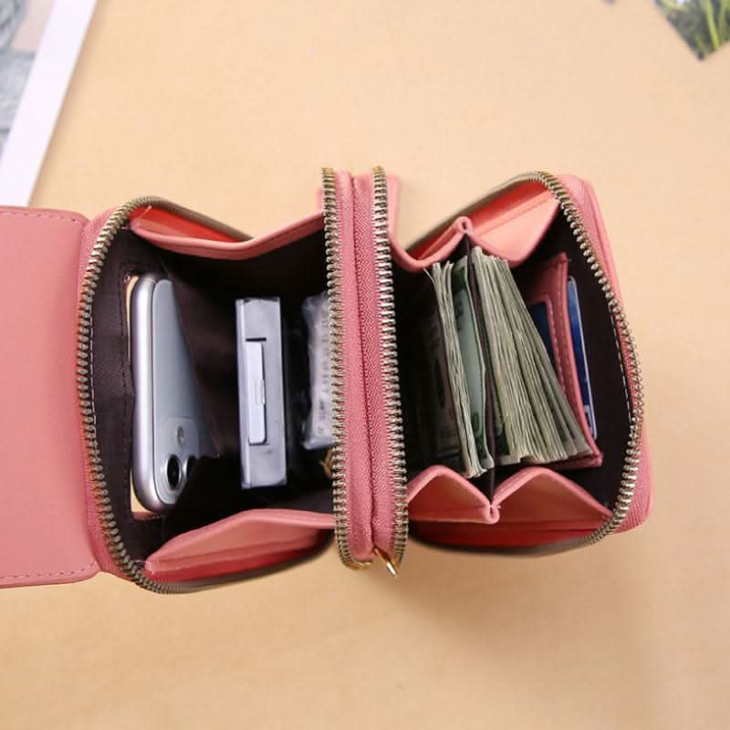 ✨️SPECIALE AANBIEDING 2026 - 52% KORTING👜 📱Dames messengerbag met touchscreen – Smartphone opladen. antidiefstal & waterbestendig
