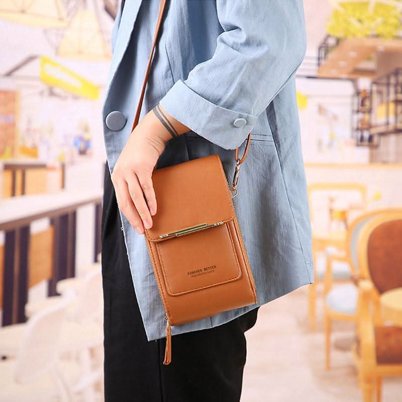 ✨️SPECIALE AANBIEDING 2026 - 52% KORTING👜 📱Dames messengerbag met touchscreen – Smartphone opladen. antidiefstal & waterbestendig