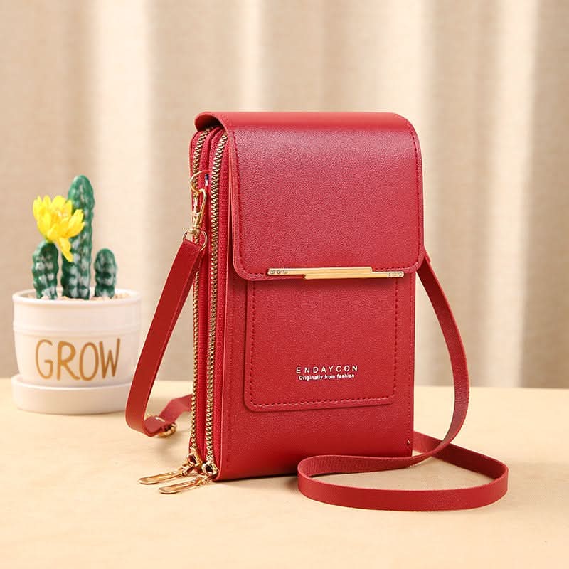 ✨️SPECIALE AANBIEDING 2026 - 52% KORTING👜 📱Dames messengerbag met touchscreen – Smartphone opladen. antidiefstal & waterbestendig