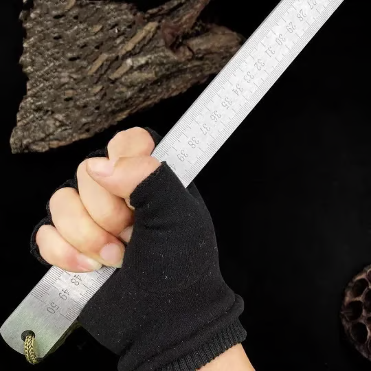 🎁Hoogwaardige stalen meetlint. geschikt voor zowel metingen als zelfverdediging (meeteenheden: inches en centimeters)