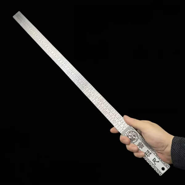 🎁Hoogwaardige stalen meetlint. geschikt voor zowel metingen als zelfverdediging (meeteenheden: inches en centimeters)