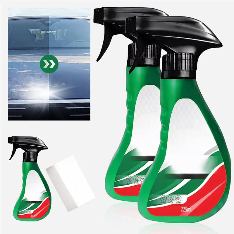 Multifunctionele voorruit ontvetter spray met zachte formule