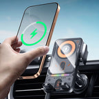 ✨ Beperkte voorraad beschikbaar. mis het niet!🙌Slimme 2-in-1 telefoonhouder voor in de auto met draaifunctie en draadloze oplader