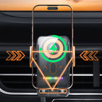 ✨ Beperkte voorraad beschikbaar. mis het niet!🙌Slimme 2-in-1 telefoonhouder voor in de auto met draaifunctie en draadloze oplader