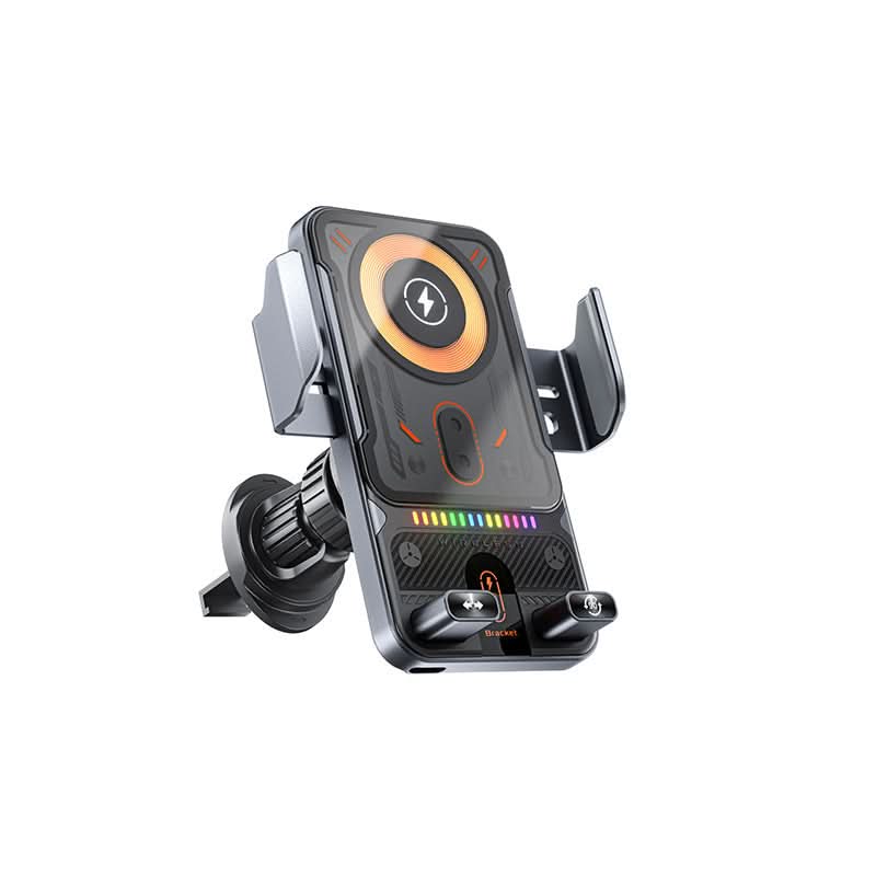 ✨ Beperkte voorraad beschikbaar. mis het niet!🙌Slimme 2-in-1 telefoonhouder voor in de auto met draaifunctie en draadloze oplader