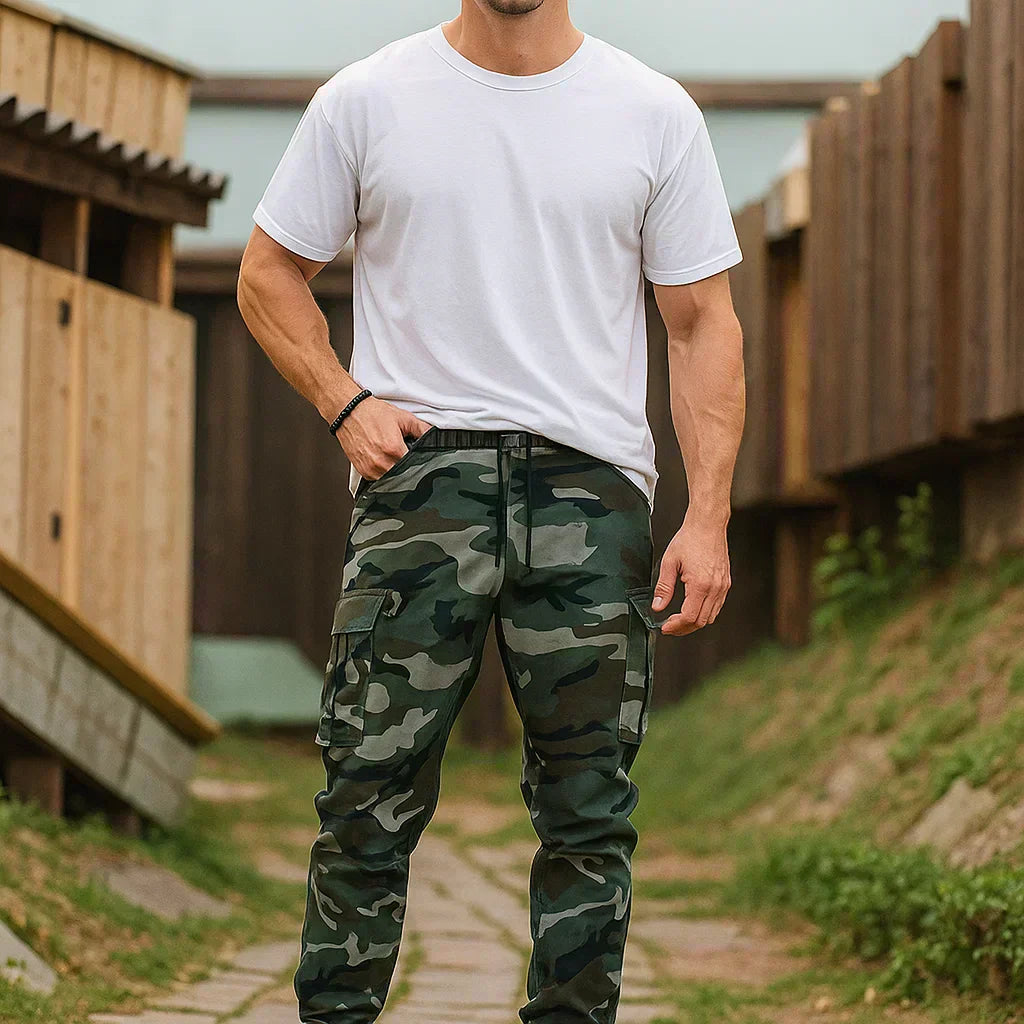 💥 Hoogwaardige Camouflagebroeken voor Mannen – Duurzaam. Stoer & Klaar voor Elk Avontuur! 💪