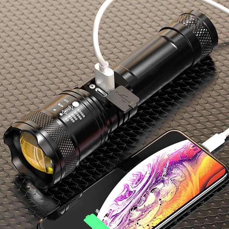 Supersterke zaklamp met zoomfunctie