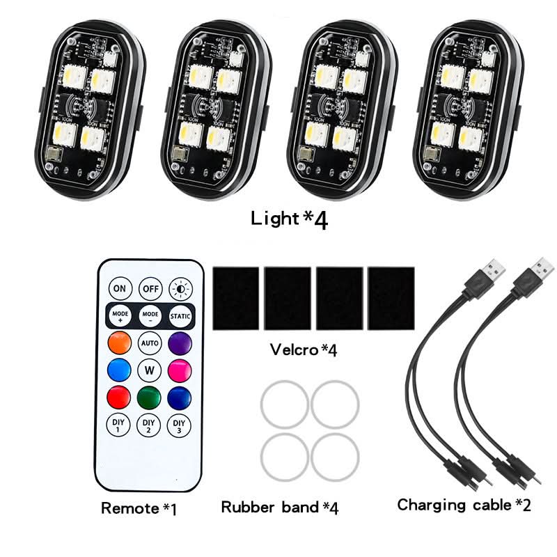 📢 50% KORTING!! Draagbare LED-waarschuwingslamp voor Auto • Afstandsbediening & Ultrabright Flitsend