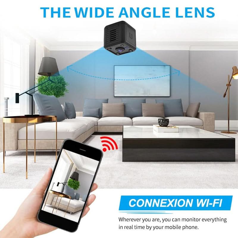 🎉Nieuwjaars Cadeau 50% KORTING!🚨1080P HD Mini Bewakingscamera (Magnetische Montage + Nachtzicht) – Bewegingsdetectie & Wireless: 24/7 Bewakingsveiligheid Zonder Boren!