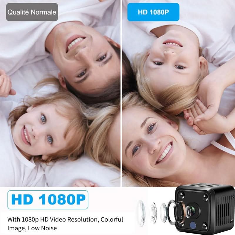 🎉Nieuwjaars Cadeau 50% KORTING!🚨1080P HD Mini Bewakingscamera (Magnetische Montage + Nachtzicht) – Bewegingsdetectie & Wireless: 24/7 Bewakingsveiligheid Zonder Boren!