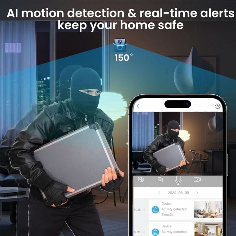 🎉Nieuwjaars Cadeau 50% KORTING!🚨1080P HD Mini Bewakingscamera (Magnetische Montage + Nachtzicht) – Bewegingsdetectie & Wireless: 24/7 Bewakingsveiligheid Zonder Boren!