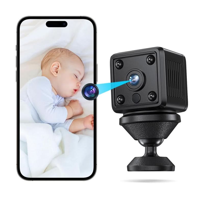 🎉Nieuwjaars Cadeau 50% KORTING!🚨1080P HD Mini Bewakingscamera (Magnetische Montage + Nachtzicht) – Bewegingsdetectie & Wireless: 24/7 Bewakingsveiligheid Zonder Boren!