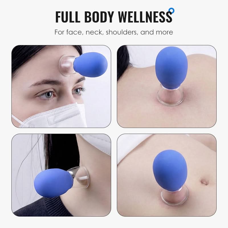 🧪 NU 50% KORTING! 🎁 Glazen en siliconen massagecups met vacuümzuiging – pijnverlichting. huidverjonging en gemakkelijk te gebruiken 💆‍♀️