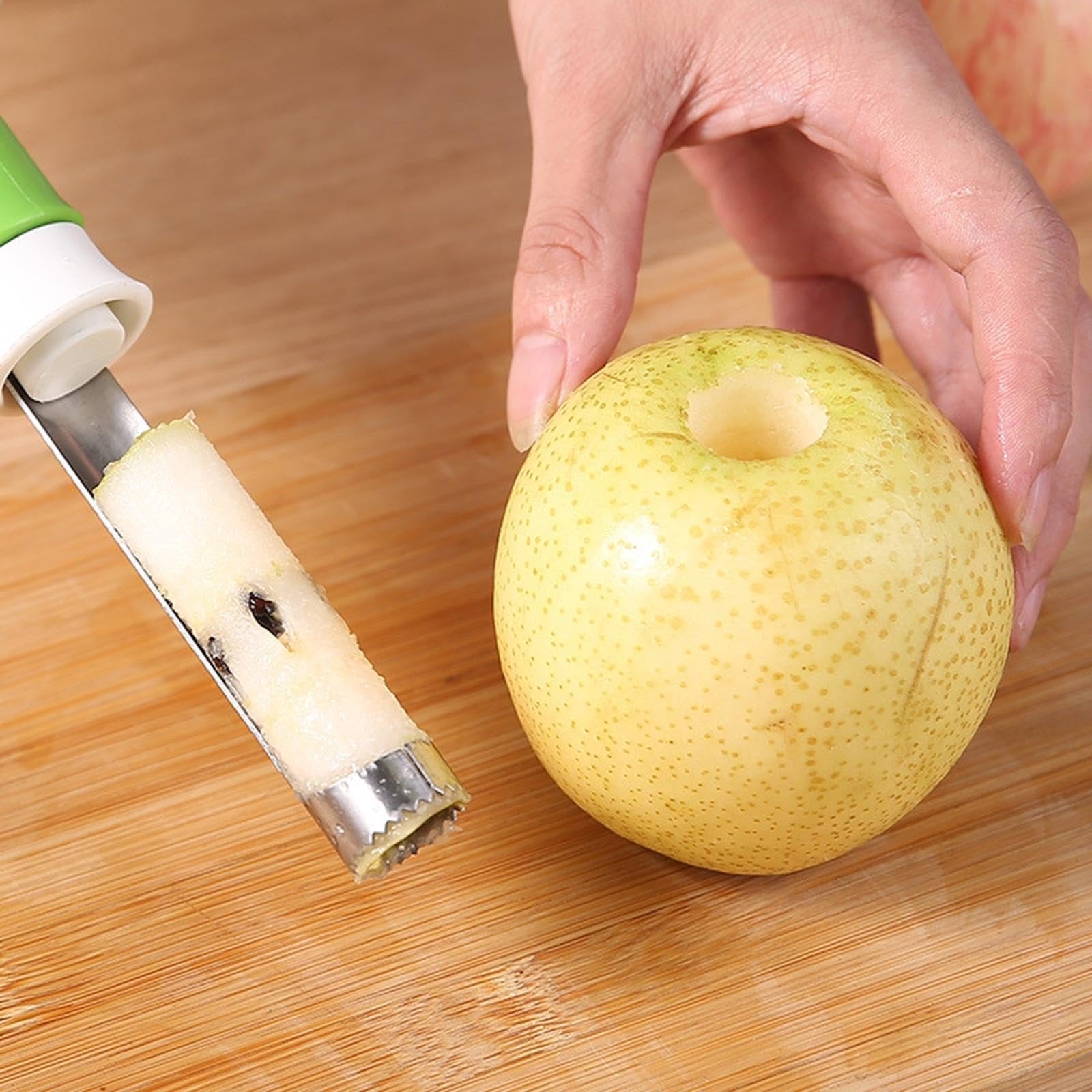 🍎 50% KORTING! 2-in-1 Kernverwijderaar – Perfect voor Gezonde Recepten & Smoothies