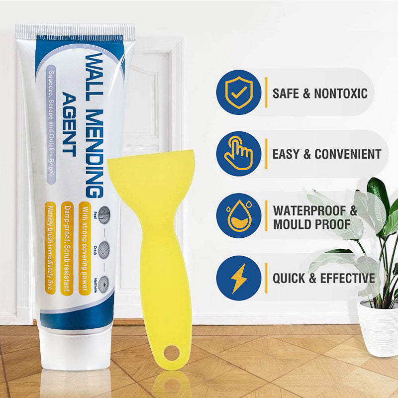 🎉50% KORTING!🛠️Gipsplaat Reparatieset (Met Schraper): Efficiënte Sterke Hechting – Waterdicht & Eenvoudig Te Gebruiken!
