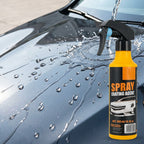 🚗3-in-1 SiO₂ keramische snelcoatingspray – wassen zonder water. streeploze glans en waterafstotende bescherming