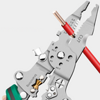 Multifunctionele Opvouwbare Draadstriptang met Spanningstester