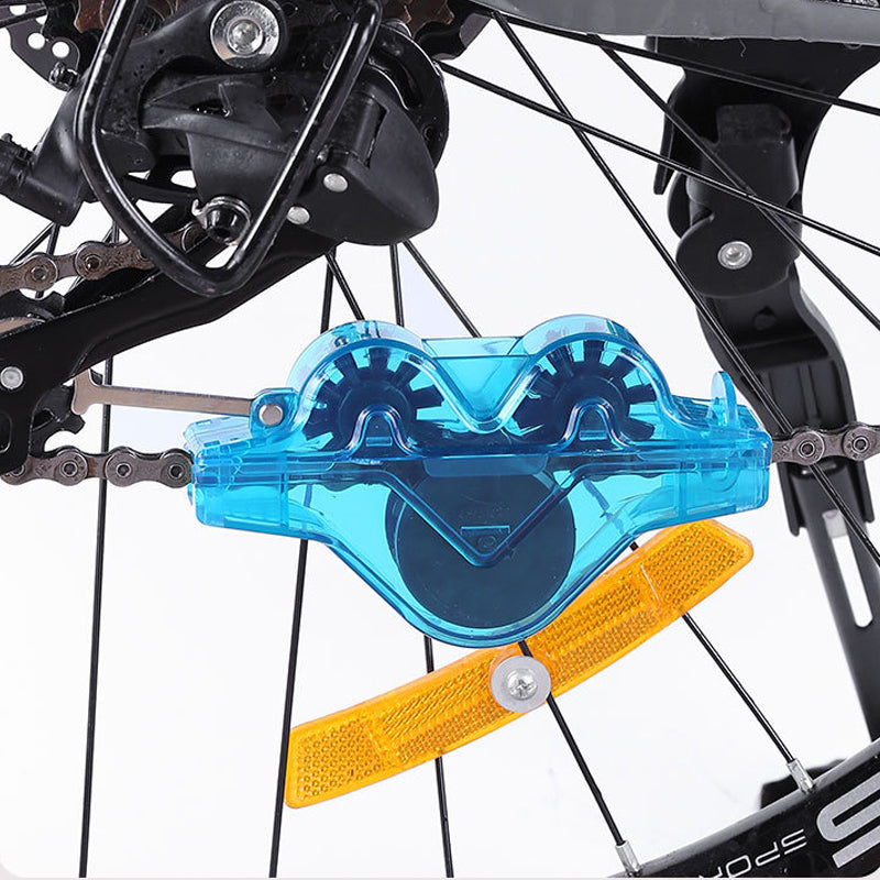 🚴‍♀️ Koop 2 en krijg 1 gratis! ✨ Fietskettingreiniger - Dieptereinigingsset met ingebouwde herbruikbare borstelkop 🔧💦