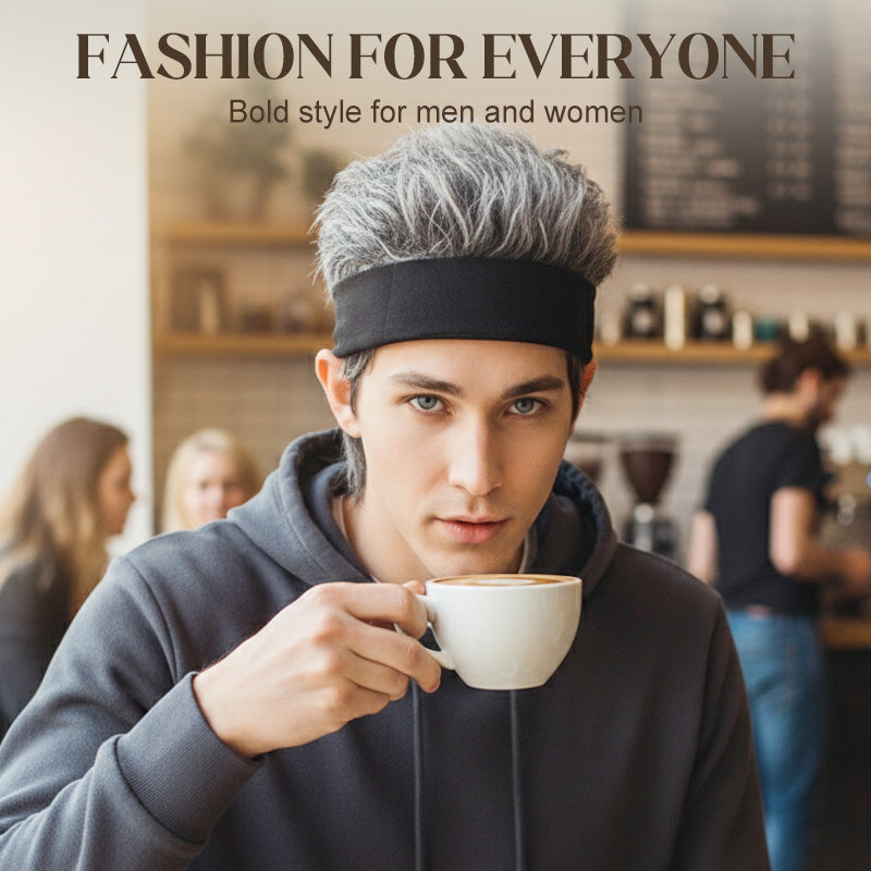 🧢 50% KORTING! 🎤 Unisex hiphop pruikmuts – grunge stijl. zacht en comfortabel & perfect voor feestjes en kostuums ✨