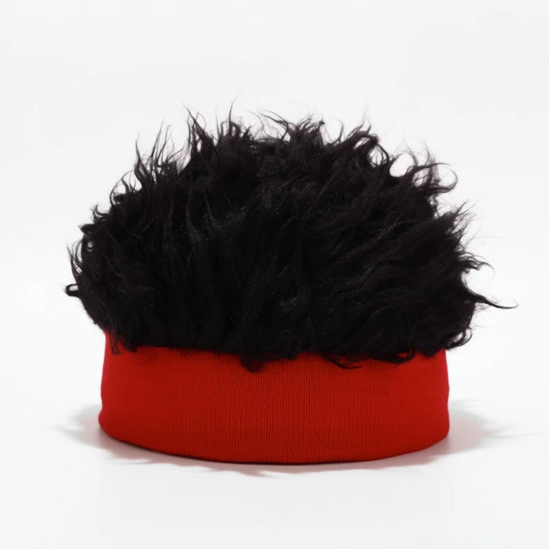 🧢 50% KORTING! 🎤 Unisex hiphop pruikmuts – grunge stijl. zacht en comfortabel & perfect voor feestjes en kostuums ✨