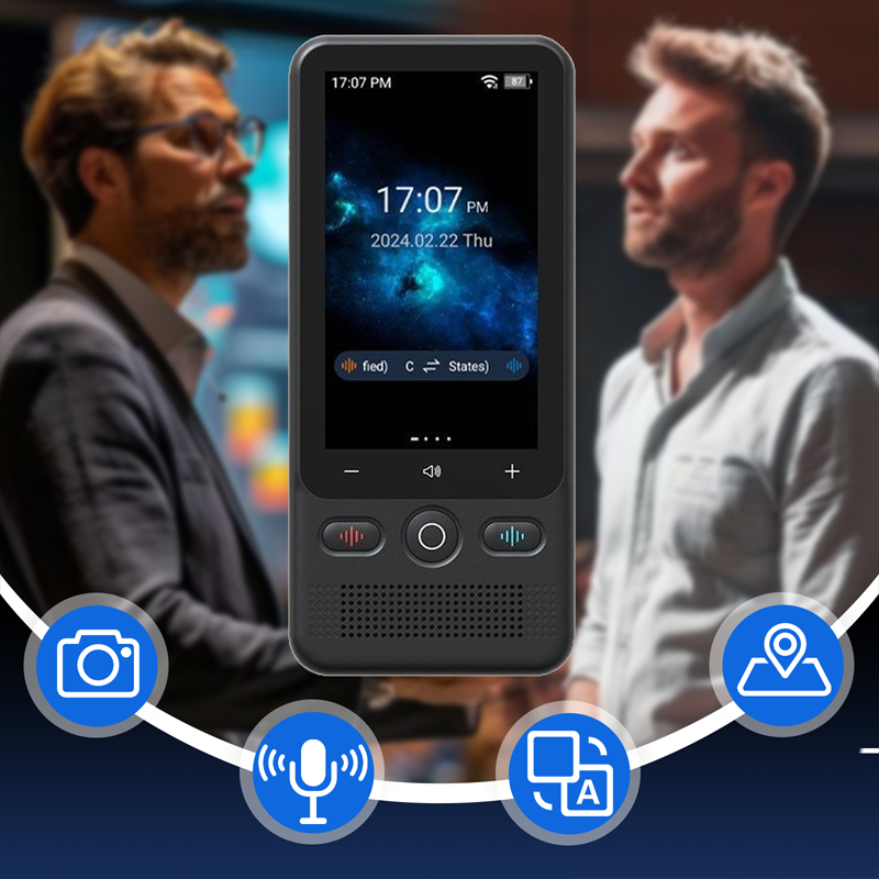 📢📢 50% korting!! ⏰📲 2-in-1 draagbaar vertaalapparaat – Realtime vertaling. 🌍 138 offline talen. 🔋 Extreem lange batterijduur | Perfect voor wereldreizigers ✈️