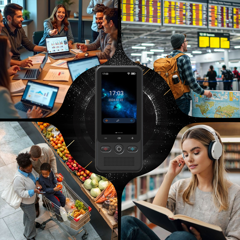 📢📢 50% korting!! ⏰📲 2-in-1 draagbaar vertaalapparaat – Realtime vertaling. 🌍 138 offline talen. 🔋 Extreem lange batterijduur | Perfect voor wereldreizigers ✈️