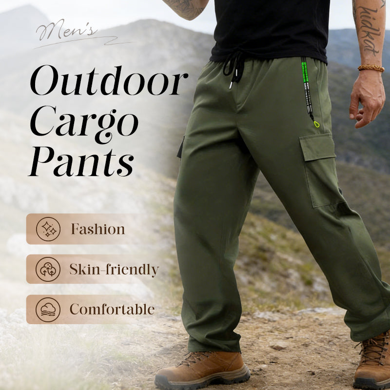 🎉Nieuwjaars Cadeau 50% KORTING!👖Herens Outdoor Cargobroek – Meerdere Zakken. Ademend & All-Day Comfort!