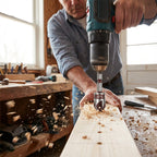 Set van 5 of 3 verzinkboren voor houtbewerking