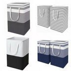 Opvouwbare grote wasmand met handvat
