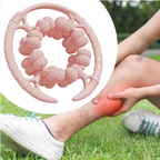 🔥 Volledig omhulde en geüpgrade 32-wiel ring massage roller die de benen klemt om de meridianen te openen. de beenspieren te ontspannen en te stretchen.